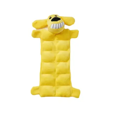 Squeaky Plush Dog Toy for Teeth Cleaning and Boredom Relief - 8