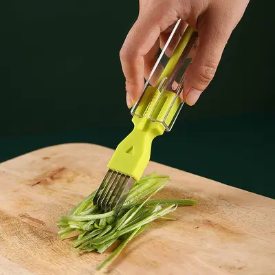 Onion slicer and celery scraper, multifunctional, stainless steel - 4