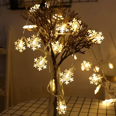 LED küçük renkli ışık dize durak yıldız ışığı kamp tarzı atmosfer ışık dize Noel açık hava festivali dekoratif ışık yanıp sönen ışık pil - 13