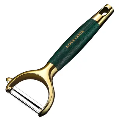 Obstschäler Messer Massivholzgriff scharf