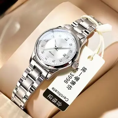 Women's quartz watch, waterproof, luminous dial - 7