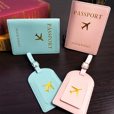 Sınır ötesi nokta bagaj etiketi pasaportluk seti bagaj etiketi pasaportluk pasaport kılıfı