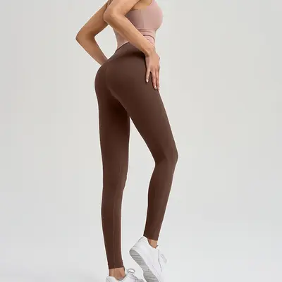 Yüksek Bel Kalça Kaldırıcı Yoga Pantolonu, Nefes Alabilir, Kadın