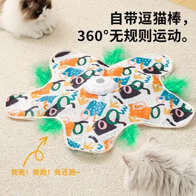 Remote-Control Caterpillar Interactive Cat Toy with Sound - 10
