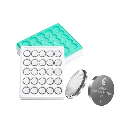 Button Battery CR2032 CR2450 CR2025 CR2050 for Car Key, High-Temperature - 7