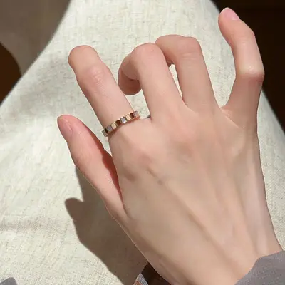 Flower butterfly ring, Chinese style, versatile - 13