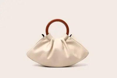 Women's Pleated Cloud Handbag, Evening Bag - 10