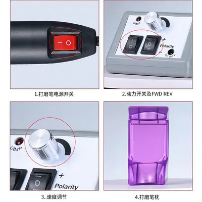 Nail Drill Transformer Model Electric Nail File Nail Art Shop Polishing Dead Skin Removal Nail Drill Grinder Cross-border
