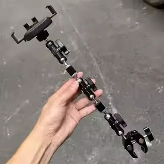 Metal telefon tutucu, kıskaç tipi, titreşim önleyici, kamyon ve ekskavatör için