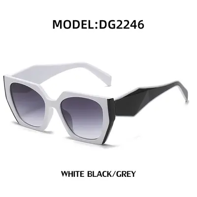 Damen-Sonnenbrille 2026 im Cat-Eye-Stil, Vollrand, breite Bügel - 12