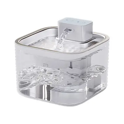 Stainless Steel Smart Pet Water Fountain, Automatic Water Dispenser for Dogs and Cats