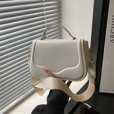 Women's Winter Handbag, Single Shoulder Small Square Bag - 9