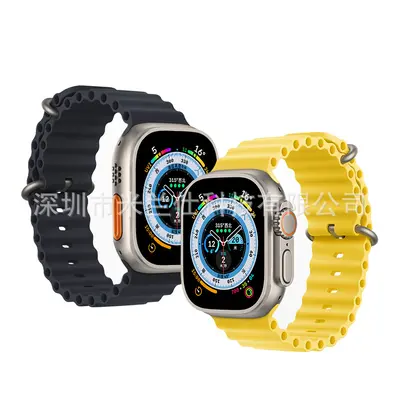 Apple Watch 11 ve iWatch 6-10, SE, Ultra 4 Uyumlu Okyanus S12 Silikon Kordon