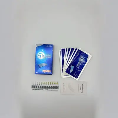 5D Teeth whitening strips, dry application - 5