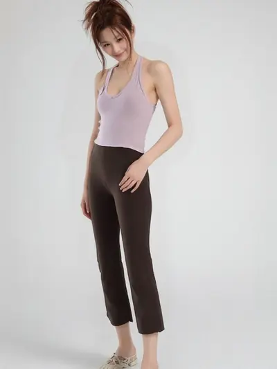 Women's 7/8 Yoga Pants, Hip-Lifting, Slim Fit, for Petite Women - 2