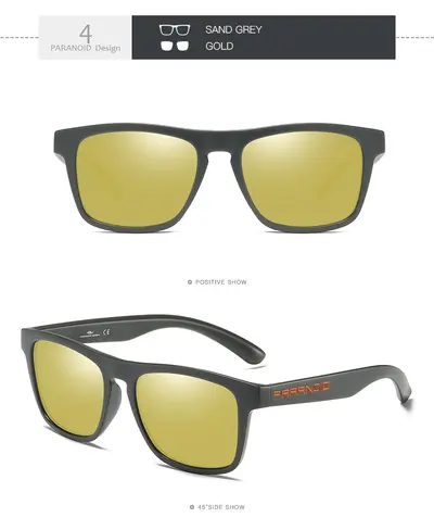 PARANOID Polarized Sports Driving Sunglasses P8816 - 9