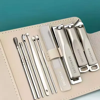 Edelstahl-Nagelschere Set tragbar - 8