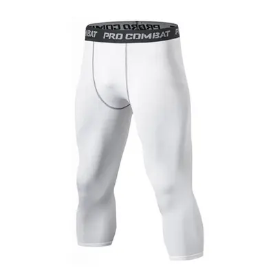 Men's Basketball Compression Tights, 7/8 Length, Breathable, Quick-Dry - 8