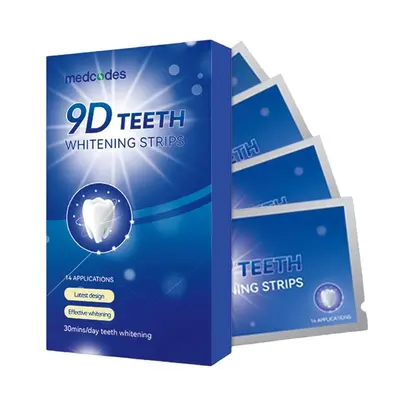 跨境热销3D 5D 9D牙贴 减黄洁白牙齿炫白亮白美牙贴片便携美牙贴 - 9