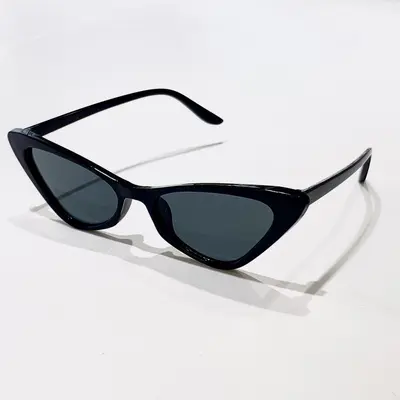 Damen-Cat-Eye-Sonnenbrille im Retro-Dreieck-Stil - 11