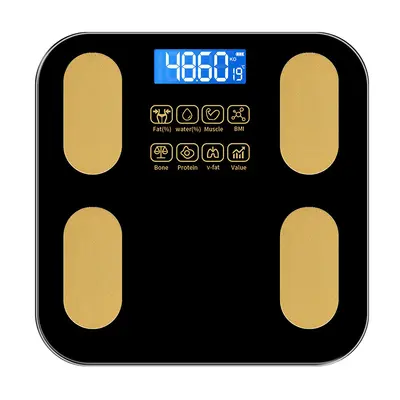 AI-Körperwaagen mit Körperfettmessung, wiederaufladbar, kleine hochpräzise Personenwaage mit intelligentem Gewicht BMI, elektronische Waage für den Hausgebrauch - 6