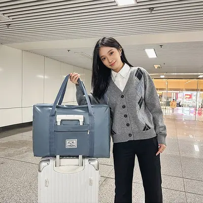 2025跨境 双层加厚搬家旅行衣服被子收纳袋批发行李袋便携手提拉