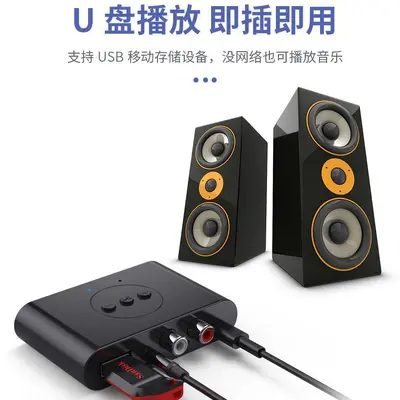 5.3 Sürüm NFC Bluetooth Müzik Alıcısı Araba Bluetooth Eller Serbest Destek U Disk Müzik Çalma B21 Bluetooth