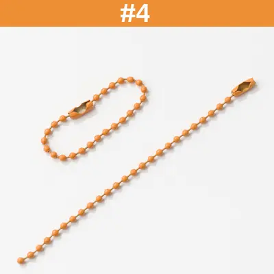 Bunte Perlenkette, Bonbonfarben, 2,4 mm, DIY-Schmuckzubehör - 10