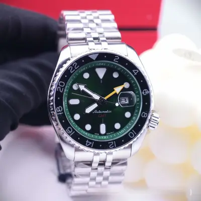 Seiko-5-Herrenuhr SSK001K1, Quarz, wasserdicht, Kalender - 6