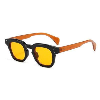 Retro Studded Women's Sunglasses with UV Protection - 8