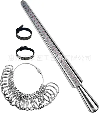 Ring Sizer Set with Measuring Sticks and Ring Stretcher - 9