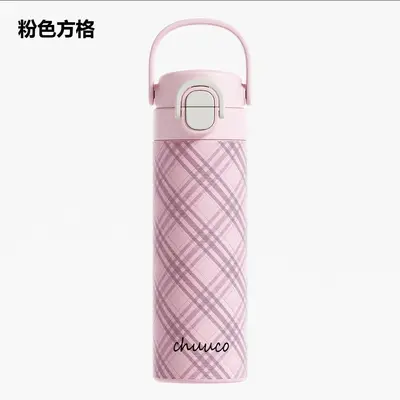 跨境316不锈钢保温杯户外咖啡大容量随手杯子女陶瓷内胆双饮水杯 - 6