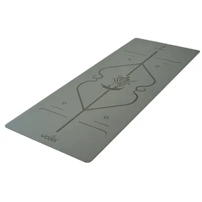 Natural Rubber and PU Yoga Mat, Ultra-Thin, Portable, Dry and Wet Non-Slip - 6