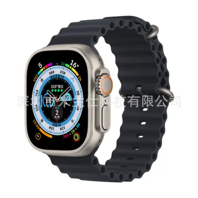 Ocean S12 Silicone Strap for Apple Watch 11, iWatch 6-10, SE, Ultra 4 - 12