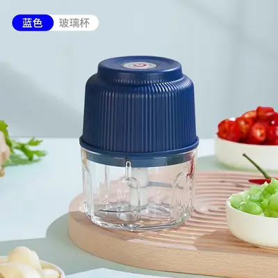 USB rechargeable portable meat grinder, garlic chopper - 8
