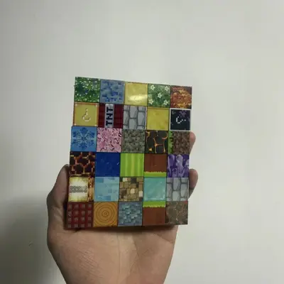 Magnetic World Block Set, Magnetic Mini Building Blocks, 2.5 cm - 3