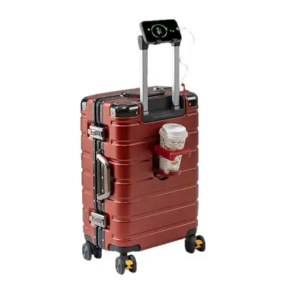 24-Inch Scratch-Resistant Suitcase, Silent Spinner Wheels, Combination Lock - 6
