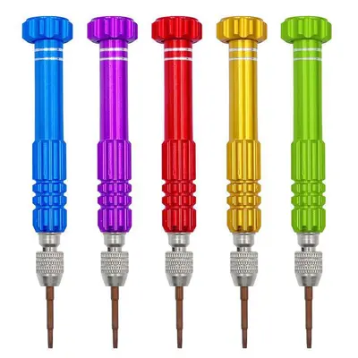 5-in-1 Aluminum Alloy Screwdriver Set S2 Bits Phone Repair Tool