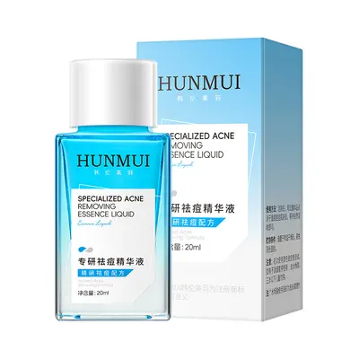 Small Blue Bottle Acne Serum, Pore Shrinking, Acne Mark Fading - 6