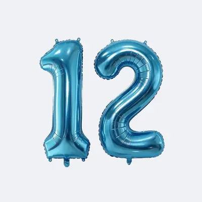32 Inch Foil Number Balloons for Birthday Party Decoration - 7