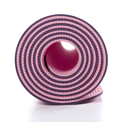 TPE yoga matı, kaymaz ve darbe emici, ev tipi pilates minderi - 5