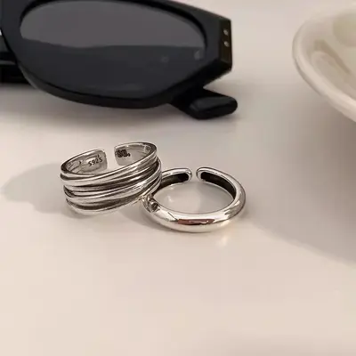 925 sterling silver cross wrap ring, women's - 3