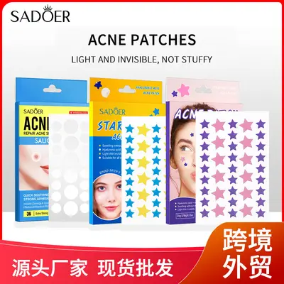 SADOER Hydrocolloid Acne Patch, Invisible, for Face