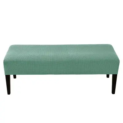 Cross-border Scandinavian corn velvet elastic counter cover home hotel piano counter dust cover bedside table cover - 10