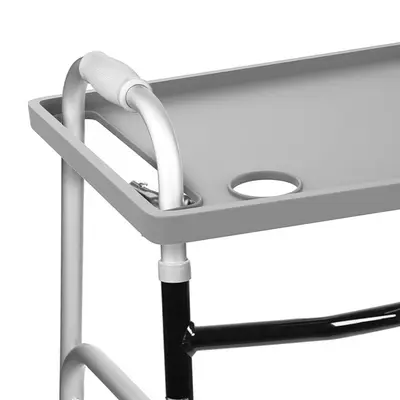 Faltbares Gehhilfe-Tablett mit Becherhalter für Senioren