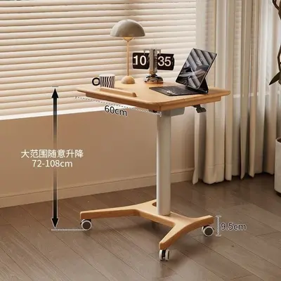 Foldable Height-Adjustable Computer Desk for Dormitories and Small Apartments - 8