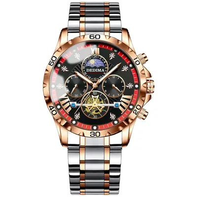 Men's Quartz Wristwatch, Waterproof, Luminous