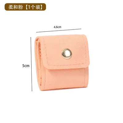 bequeme und tragbare Schmuckkoffer mit Fächern, Ring-Kosmetiktasche, kleine tragbare Reise-Ohrringe Schmuck-Kosmetiktasche - 8