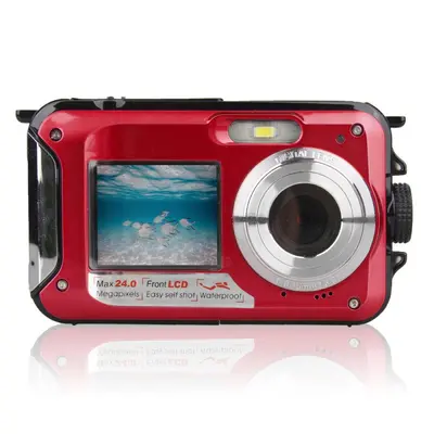 24MP Dual-Screen Waterproof HD Digital Camera, Model HD268 - 8