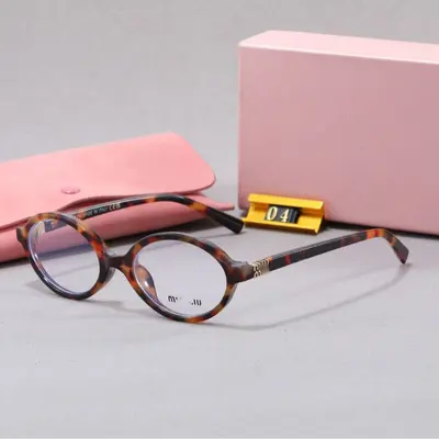 MIU Small Oval Sunglasses for Women, Thin Temples - 5